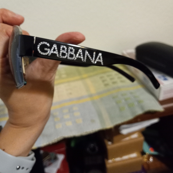 HP DOLCE & GABBANA CRYSTAL SIGNATURE SUNGLASSES DB2027-B 061/87 66 13 125 wCASE - Picture 12 of 15